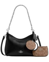 COACH - Laurel Small Shoulder Bag With Mirror Charm And Pouch - Lyst