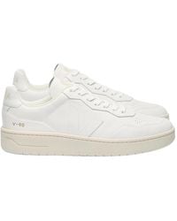 Veja - V-90 Lace-Up Low-Top Casual Sneakers - Lyst
