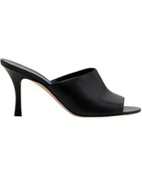 The Row - Ella Leather High-Heeled Sandals - Lyst