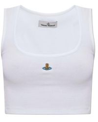 Vivienne Westwood - Orb Embroidered Top - Lyst