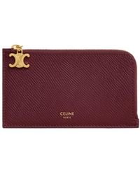 Celine - Long Zipped Card Holder - Lyst
