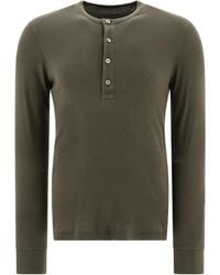 Tom Ford - Fine-Ribbed Long-Sleeve Polo Shirt - Lyst