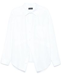 Balenciaga - Chest Pocket Long-Sleeved Shirt - Lyst