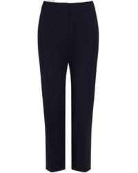 Patou - Crease Detailed Cropped Trousers - Lyst
