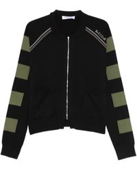 Kiko Kostadinov - Kest Zipped Striped Cardigan - Lyst