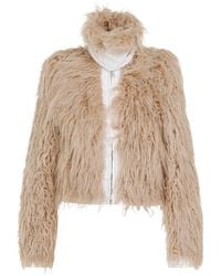Dries Van Noten - Vangel Faux Fur Coats - Lyst