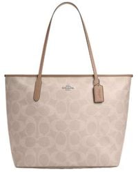 COACH - Large City Tote Bag - Lyst