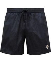 Moncler - Monogram Jacquard Swim Shorts - Lyst