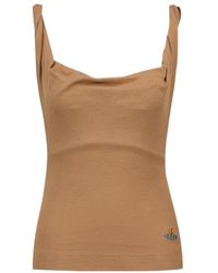 Vivienne Westwood - Anna Ribbed-Knit Top - Lyst