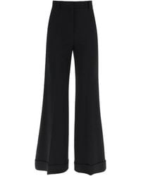 Moschino - Mid-Rise Palazzo Pant - Lyst