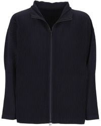 Homme Plissé Issey Miyake - Pleated Casual Jacket - Lyst