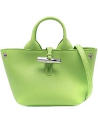 Longchamp - Xs Le Roseau Essential Leather Bucket Bag - Lyst