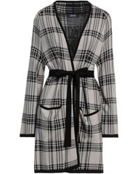 Max Mara - Plaid Wool Lightweight Knit Sweater - Lyst