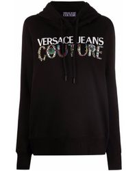 Versace Jeans Couture - Couture Logo Print Hoodie - Lyst
