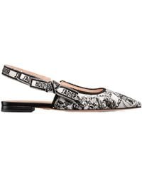 Dior - J'A Slingback Ballerina Flat - Lyst