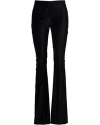 TOVE - Roux Cotton-Blend Velvet Flared Pants - Lyst