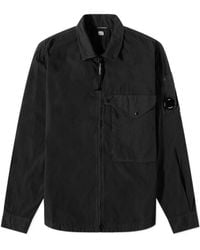C.P. Company - Lens-Detail Cotton Shirt Jacket - Lyst