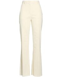 Sportmax - Vertical Striped Flared Pants - Lyst