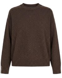 Peserico - Embellished Drop-Shoulder Jumper - Lyst