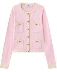 Marissa Chiara - Long-Sleeved Knitted Cardigan - Lyst