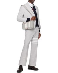 Thom Browne - Funmix -Bar Seersucker Low-Rise Trousers - Lyst