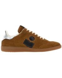 Isabel Marant - Logo Printed Low-Top Sneakers - Lyst