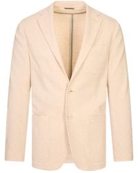 Canali - Mélange-Effect Single-Breasted Blazer - Lyst