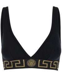 Versace - V-Neck Sports Bra - Lyst