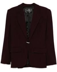 Mugler - Single-Breasted Wool Jacket - Lyst
