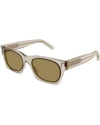 Saint Laurent - Eyewear Rectangular Frame Sunglasses - Lyst