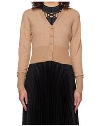 JOSEPH - Button Long Sleeve Sweater - Lyst