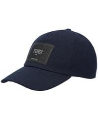 Fendi - Logo Patch Baseball Cap - Lyst