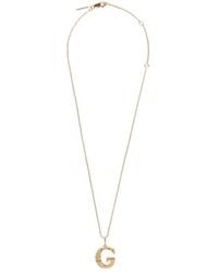 Chloé - Letter G Pendant Necklace - Lyst