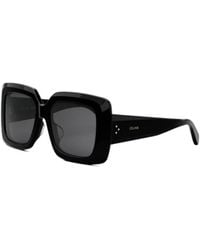 Celine - Logo Sunglasses - Lyst