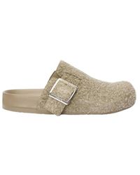 Loewe - Ease Buckle Flat Mules - Lyst