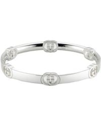 Gucci - Interlocking Bangle Bracelet - Lyst