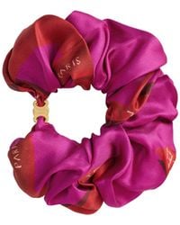 Celine - Weaved Ribbons Scrunchy - Lyst