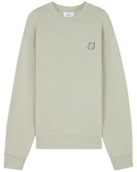 Maison Kitsuné - Maison Kitsuné Bold Fox Head Patch Crewneck Sweatshirt - Lyst