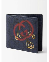 Gucci - Gg Bi-Fold Wallet With Print - Lyst