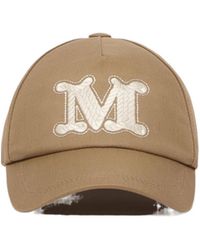 Max Mara - Ribaldo Logo Embroidered Baseball Cap - Lyst