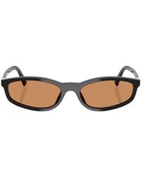 Miu Miu - Eyewear Oval-Frame Sunglasses - Lyst