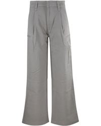 Ami Paris - Wide-Leg Virgin-Wool Trousers - Lyst