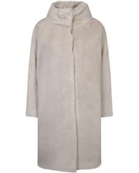 Herno - Funnel-Neck Coat - Lyst