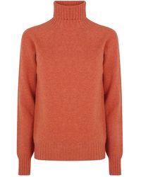 Drumohr - Roll-Neck Raglan-Sleeved Sweater - Lyst