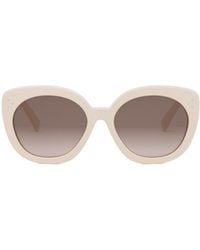 Celine - Logo Sunglasses - Lyst