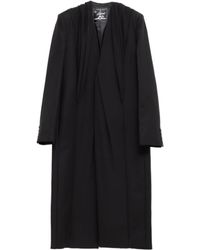 Y. Project - Draped Long Coat - Lyst