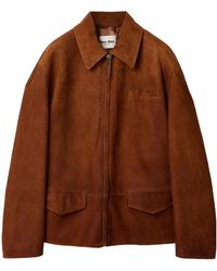 Miu Miu - Waxed Suede Jacket - Lyst