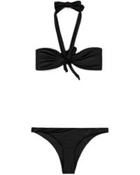 Blumarine - Halterneck Logo-Embellished Bikini - Lyst