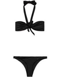 Blumarine - Halterneck Logo-Embellished Bikini - Lyst