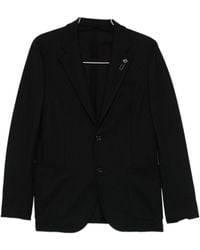Lardini - Logo-Pin Blazer - Lyst